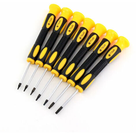 BUNTHAUS 7 pcs，Tournevis/Étoiles/Magnétiques Professionnels de Précision，T3 T4 T5 T6 T7 T8 T10