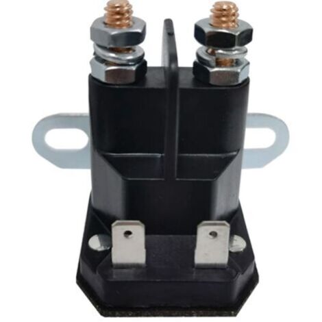 BUNTHAUS 725-04439 Relais de Démarreur Solenoide 12V Solénoïde Tracteur Tondeuse Relais Demarreur Starter Solenoid Relay pour John Deere AM138068 Cub Cadet 725 04439 MTD Tondeuse Autoportée