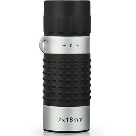 BUNTHAUS 7x golf transparent avec golf avec échelle, golf de gamme compact et potable, recherche de gamme ABS, monoculaire polyvalent pour la chasse, concert