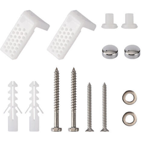 BUNTHAUS Accessoires De Fixation De Toilettes,Vis Fixation Cuvette Wc Kit De Fixation Au Sol Pour Cuvette De Wc Vis Fixation Abattant WcJeu De Vis Pour La Fixation De La Baignoire