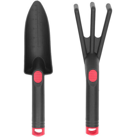 BUNTHAUS Accessoires pour détecteur de métaux : râteau, pelle et outil de recherche en ABS avec échelle, pour pièces de rechange