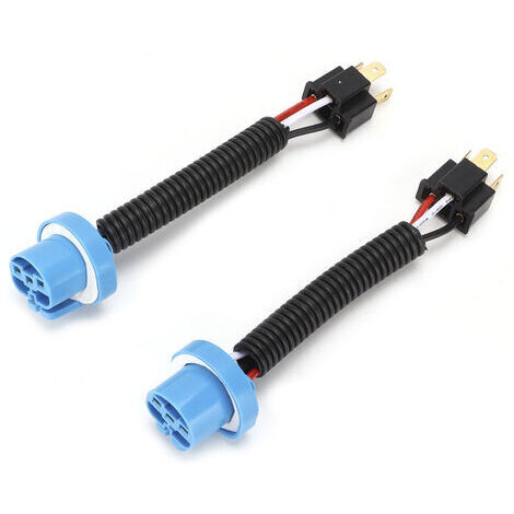 BUNTHAUS Adaptateur H4 mle vers 9007 femelle pour voiture, universel, Plug and Play, monté sur phare, 12V-24V