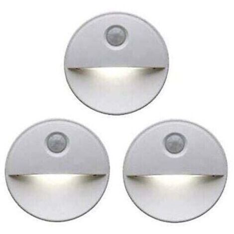 BUNTHAUS AIMOONSA Veilleuse LED dtecteur de mouvement Teinte induisant le sommeil grce aux ampoules LED Fonctionnement sans fil Parfait pour les armoires de salle de bain, les escaliers et plus