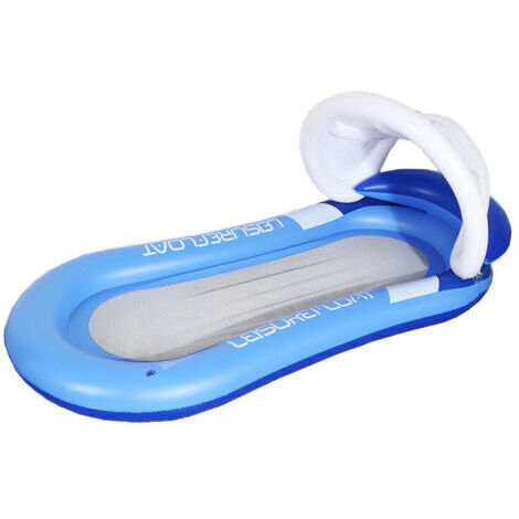 BUNTHAUS Air Matelas Piscine Gonflable Hamac d'eau Jouets d'eau Jouets De Piscine D'été Bleu 160  90cm,GUA.B/bon