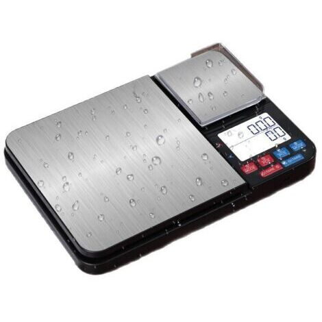 BUNTHAUS Balance de Cuisine Numérique, 10kg/1g et 500g/0,01g de Précision, Double Plateforme, 7 Unités de Pesée, Balance Alimentaire de Haute Précision avec Écran LCD Rétroéclairé, Fonction Tare