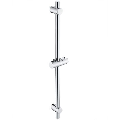 BUNTHAUS Barre de Douche Acier inoxydable Ensemble de Douche 68cm Avec Support de Douche Dimensions 68 x 2,2 cm, chromé