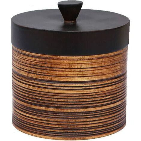 BUNTHAUS Boîtes à thé en Bois Massif, Boîtes de Rangement, Boîtes à Bijoux, Boîtes de Rangement pour Objets Go, Accessoires pour la Maison Boîtes à thé, Boîtes à café avec couvercles