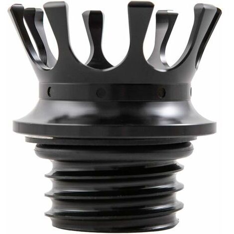 BUNTHAUS Bouchon de Réservoir de Carburant de Moto, Bouchon de Remplissage d'huile de Style Couronne pour Moto XL 1200 883 48 Bouchon de réservoir d'essence dans le sens des aiguilles d'une montre (No