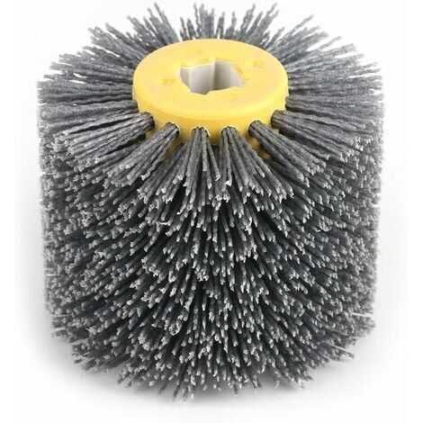 BUNTHAUS Brosse de Polissage de broyage de Roue de Dessin de Fil Roue de Polissage à disques empilés Disque Polissage Buffing Pads Roues 100 x 120 mm 120 Roue