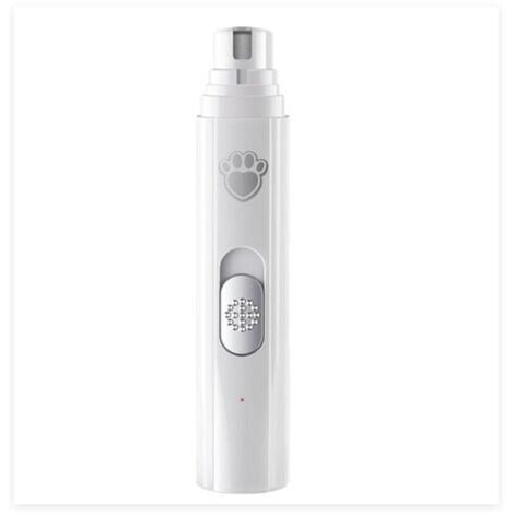 BUNTHAUS Broyeur à ongles pour chat, coupe ongles électrique pour chien,Lime à ongles pour chien rechargeable  Vernis à ongles pour chien à 2 vitesses, lime à ongles pour animaux de compagnie à faible