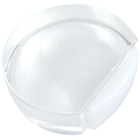 BUNTHAUS Butoir de porte sol auto-adhésif - Protection pour les murs et les meubles sur tous les sols durs - Transparent - Lot de 2 pièces semi-rondes