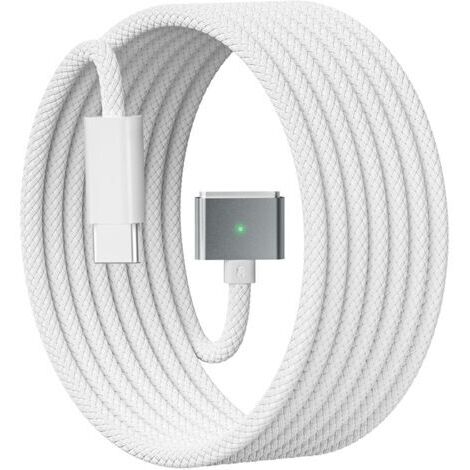BUNTHAUS Câble de charge Type C vers Magsafe 3140W PD charge rapideCompatible MacBook Pro/Air 2021-2023Longueur 2m