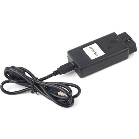 BUNTHAUS Câble de diagnostic de voiture, outil de réglage de puce ECU, plastique ABS noir, fiable et facile à utiliser, remplacement multilingue, adapté à l'entretien de la série Chevrolet