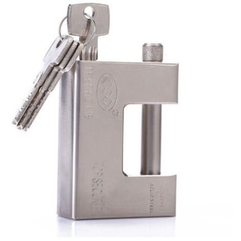 BUNTHAUS Cadenas à clé LAND blindé（ 74 mm）