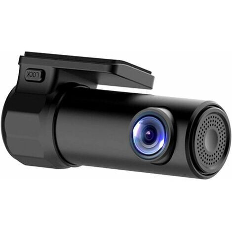 BUNTHAUS Caméra de Tableau de Bord 1080P WiFi 170 ° Grand Angle Wdr Cam Caméra de Tableau de Bord Voiture Dvr Enregistreur de Conduite Caméra de Stationnement Enregistrement en Boucle Capteur G