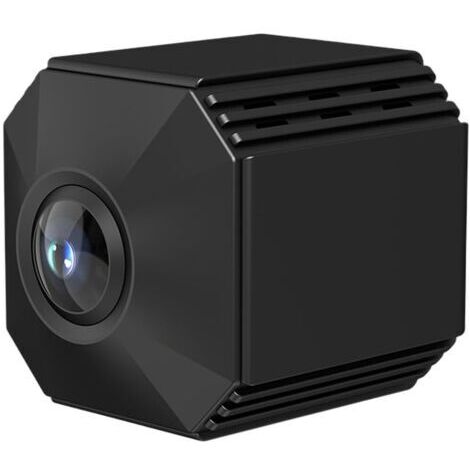 BUNTHAUS Caméra WiFi intelligente, caméra de sécurité domestique ultra grand angle 140°, 3,5 x 3,5 x 4 cm, surveillance mobile HD sans fil