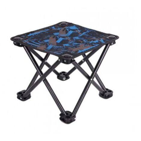 BUNTHAUS (Camouflage) Tabouret de Camping Tabouret Pliant Portable Chaise Portable Mini Tabouret Pliable Tabouret de pêche pour Adultes Pêche Randonnée Jardinage et Plage avec Sac de Transport