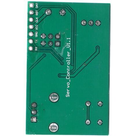 BUNTHAUS Carte de Contrôle Double Canal pour Servomoteurs, Module de Réglage pour Servos type Futaba SG90en Série pour Guidage Directionnel