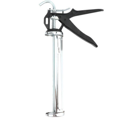 BUNTHAUS Caulking gun Stainless steel cylindrical swivel frame pressure handle filling tool 15702