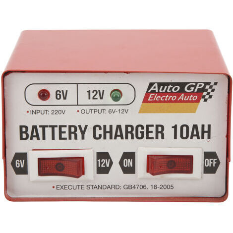 BUNTHAUS Chargeur de batterie intelligent pour voiture Charge rapide Réparation Machine 6V 12V Réglable Rouge EU Plug 110220V
