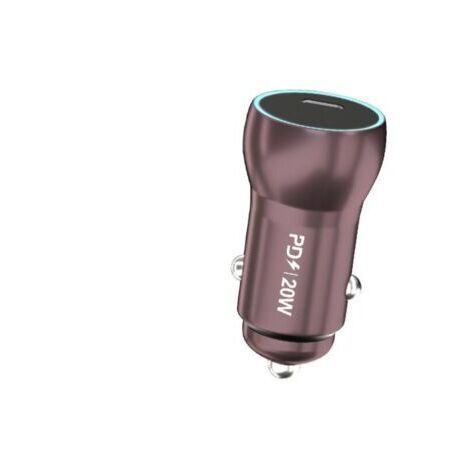 BUNTHAUS Chargeur pour électroportatif Chargeur de voiture Type-C Chargeur de voiture PD Chargeur de voiture pour téléphone portable (Marron)