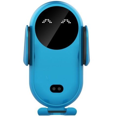 BUNTHAUS Chargeur sans Fil de Voiture, Support de téléphone de Voiture pour Prise d'air, Support de téléphone de Voiture Universel Station de Charge inductive pour Voiture (Bleu)