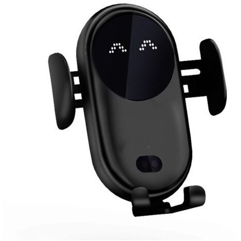 BUNTHAUS Chargeur sans Fil de Voiture, Support de téléphone de Voiture pour Prise d'air, Support de téléphone de Voiture Universel Station de Charge inductive pour Voiture (Noir)