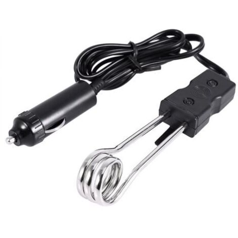 BUNTHAUS Chauffe-Eau De Voiture, 12V Mini Chauffe-eau d'immersion Portable Pour Voiture électrique, Idéal Pour Les Pique - niques de Camping de Voyage, Le Café ou Le thé d'eau Bouillante en Plein Air