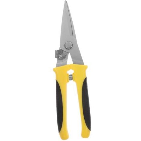 BUNTHAUS Cisailles à Métaux Antidérapantes Acier Inoxydable Coupe Tôle Multifonction Outil de Découpe Manuel Ergonomique avec Poignée Coupe Précision pour Jardinage et Bricolage