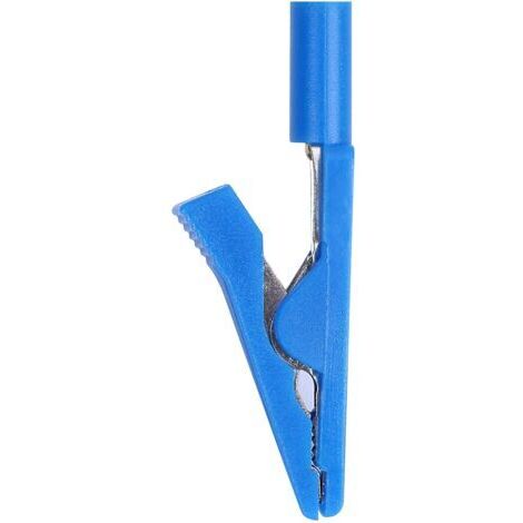BUNTHAUS Clip Gator pour Porte Électrode, Clip Gator en Cuivre Nickelé de Conception Simple pour Électrode de Cellule Électrolytique