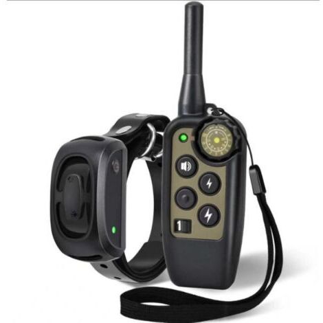 BUNTHAUS Collier Anti Aboiement pour Chien, Modes Son/Vibration/Choc électrique, Collier Anti aboiement électrique pour Chien, étanche IP67