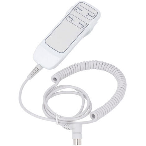 BUNTHAUS Commande Manuelle Inclinable électrique 4 Boutons 8 Broches Prise Ronde Télécommande Télécommande pour Fauteuil élévateur Inclinable électrique