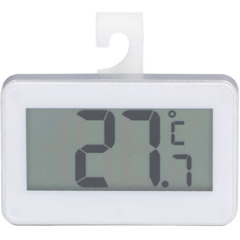 BUNTHAUS Compteur de température, Mini écran d'affichage numérique, thermomètre électronique, moniteur, batterie intégrée