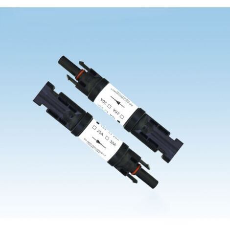 BUNTHAUS Connecteur M-C-4 avec Diode, 30A DC1000V Diode Parallèle Connecteur de Panneau Solaire M-C-4 Mâle/Femelle PV Solar Énergie Adaptateur de câble Solaire photovoltaïque Adpater (2pc)