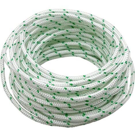 BUNTHAUS Corde de démarrage 10 m x 4,0 mm, compatible avec les tronçonneuses, tondeuses à gazon, coupe bordures et tondeuses à gazon Craftsman Husqvarna STHIL Poulan