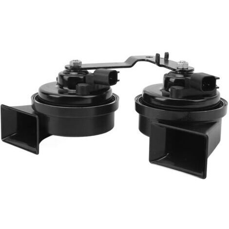 BUNTHAUS Corne d'escargot double ton avec support, tonalité haute et basse 1109660 00 B, remplacement pour Tesla modèle 3 20172022