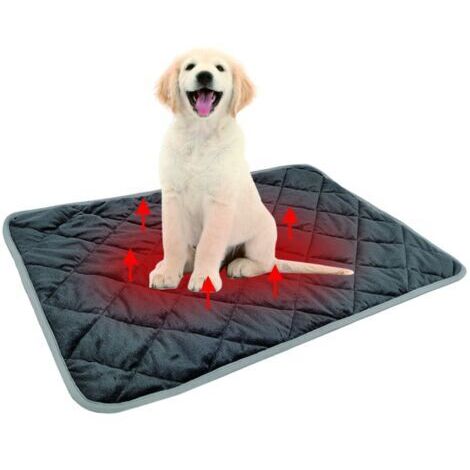BUNTHAUS Coussin auto-chauffant pour chats et chiens 70x40 cmIsolation thermiqueLavable en machineTissu antidérapant