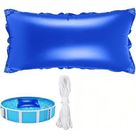 BUNTHAUS Coussin d'hiver pour piscine résistant au froid, étanche, kit d'hiver, coussin d'air de piscine, oreiller d'hiver étanche 240 x 120 cm pour piscine