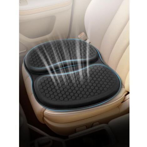 BUNTHAUS Coussins de Chaise,Coussin de Gel voiture nid d’abeille doux respirant coussin chaise bureau soulager la pression des hanches adapté à toutes les saisons pour voiture bureau maison fauteuil r