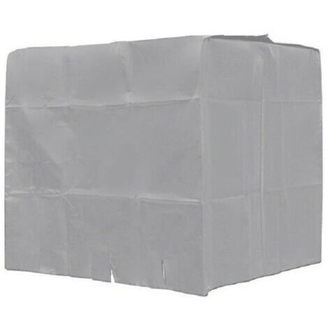 BUNTHAUS Couvercle anti-poussière de couvercle de seau 1000L, couvercle de protection de couvercle de seau de tonne de réservoir d'eau IBC, couvercle de réservoir d'eau en tissu Oxford 210D,argent