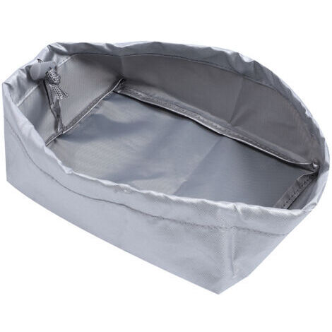 BUNTHAUS Couvercle de Friteuse 20x15x8 cm Petit Housse de Protection en Tissu Oxford pour Machine à Frire Extérieure Domestique(Gris)