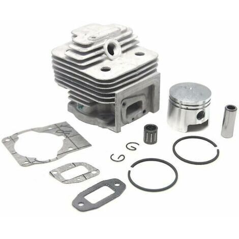 BUNTHAUS Cylindre et piston ALOVEZ 44mm 52cc – Kit de remplacement pour tronçonneuses 1E44F-5, BG520, CG520 – Matériau métal durable