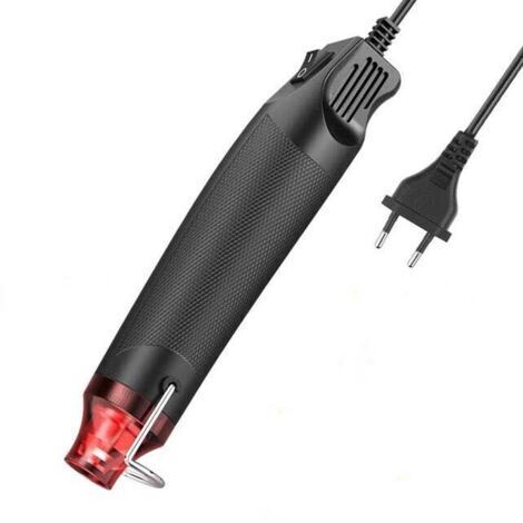 BUNTHAUS Décapeur Thermique Mini, Pistolet à Air Chaud Petit 300W Chauffage Rapide pour D'emballage Rétractable le Gaufrage Séchage de la Peinture du Papier