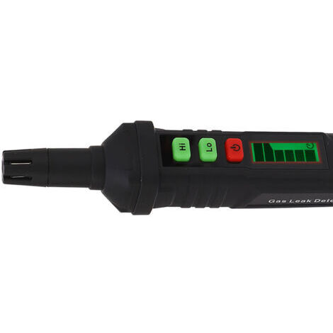 BUNTHAUS Détecteur de fuites de gaz type stylo, alarme sonore et lumineuse, portable et sensible, pour gaz combustibles, usage domestique, industriel et canalisations