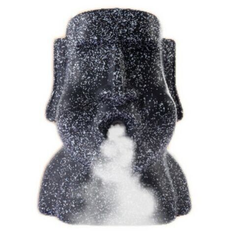 BUNTHAUS Diffuseur d'huiles essentielles - Diffuseur d'arômes - Décoration - Île de Pâques - Moai - Statue de l'île de Pâques - Humidificateur de bureau USB