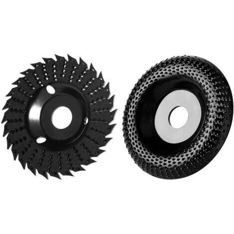 BUNTHAUS Disque Bois Meuleuse, 125mm Disques de Meuleuses à Rectifier, Disque Abrasif en Bois, Meuleuse d'angle en Carbure de Tungstène, Roues pour Meuleuse d'angle