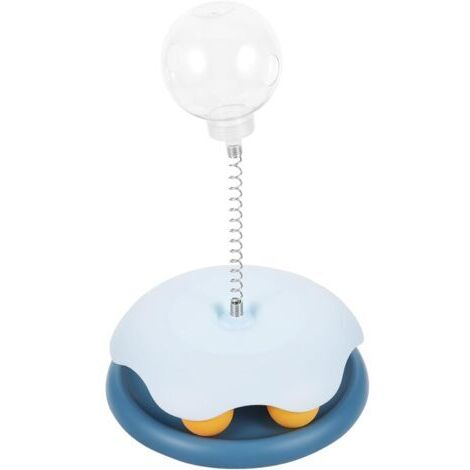 BUNTHAUS Distributeur De Friandises pour Chats Jouet Teaser à Boule Rotative pour Chat Intérieur Stimule Intelligence Et Activité De Votre Animal Jouet Interactif Amusant