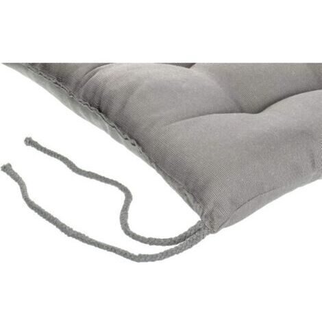 BUNTHAUS Ensemble de 2 coussins de chaise de jardin 40x40cm – Housse 55% coton 45% polyester – 4 attaches pour stabilité – Lavage à la main