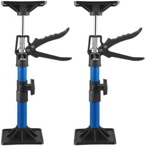 BUNTHAUS Etai Telescopique, 2 Pièces Reglable Support 30-59 cm Tendeur de Châssis Charge Maximale 40 kg pour Plafond Montage Plaques de Plâtre Armoires Cadres de Porte(30-59 cm)