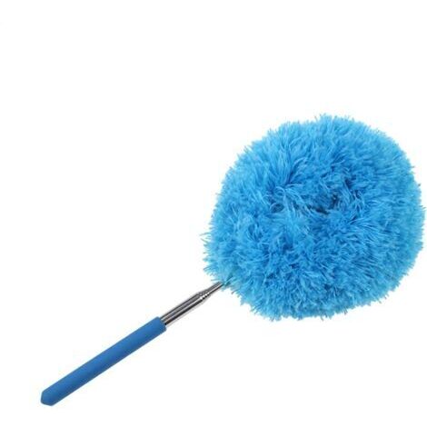 BUNTHAUS Extendable Feather Duster, Household Furniture Dusting Tool, 12 99x31 5 inches Telescopic Dust Remover with Bendable Head for Cleaning Ceiling Fans, High Layers and Home Necessity